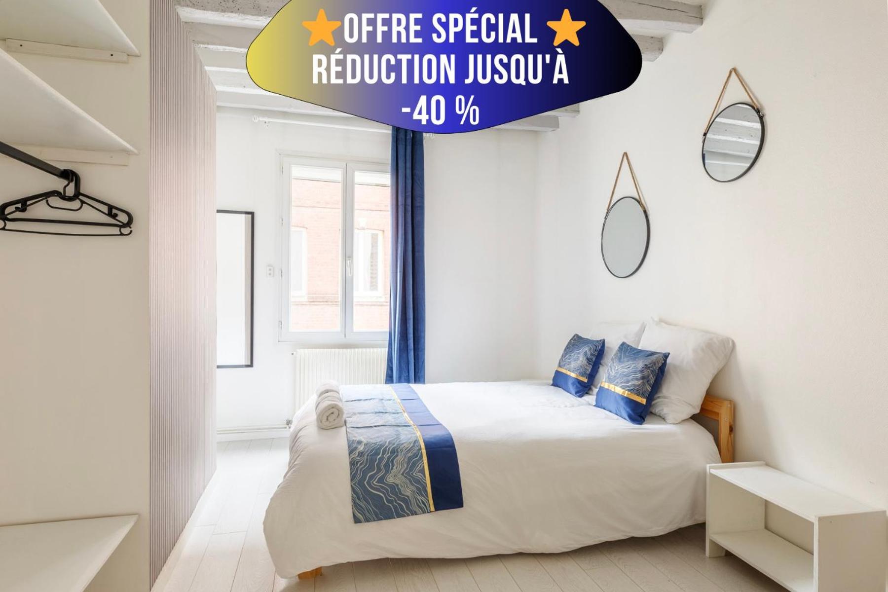 Apartment Maison Hyper Centre - Patio - Tv 4k - Wifi-fibre - 4 - Machine A Laver - Seche Linge - Lave Vaisselle - Confort - Spacieux